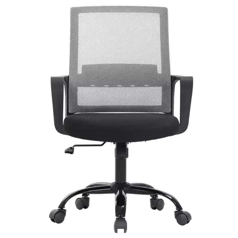 Silla de oficina de malla con soporte lumbar y giro de 360° – Negro / Azul / Gris / Rosa / Blanco, 1 persona