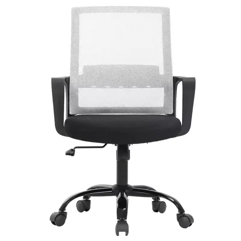 Silla de oficina de malla con soporte lumbar y giro de 360° – Negro / Azul / Gris / Rosa / Blanco, 1 persona