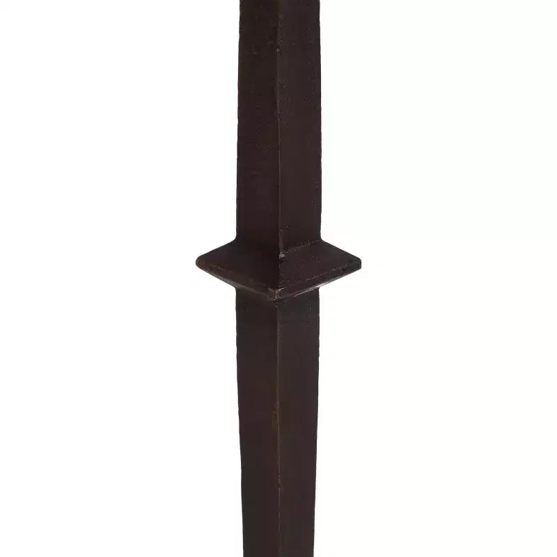 Mesa de bebida pedestal redonda dorada y marrón, 1 persona, 10x10x22 pulgadas
