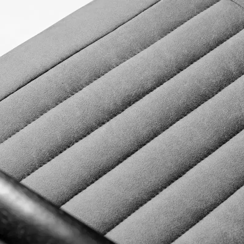Sillón de oficina giratorio de piel sintética gris, altura ajustable, para 1 persona