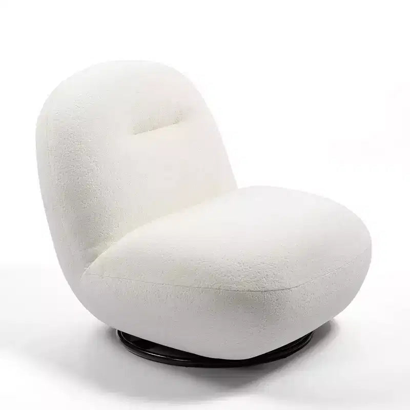 GDFStudio Cornelia Modern Swivel 29.92 H Velvet Armless L-shaped Chair