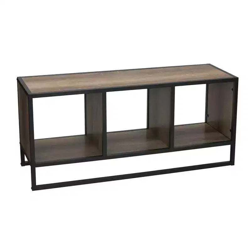 Household Essentials Jamestown TV Stand with Storage Compartments