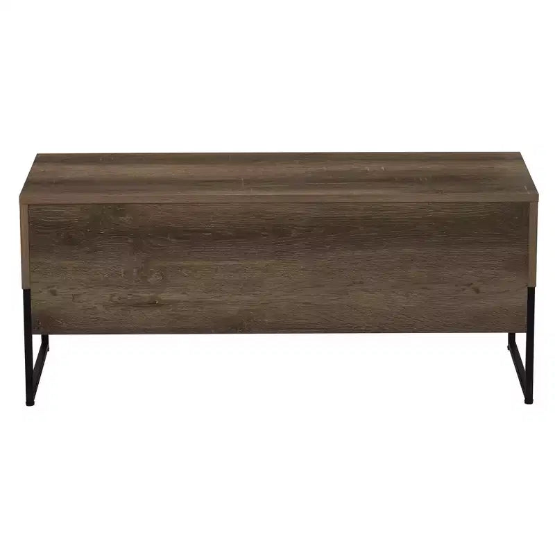 Mueble de TV Ashwood / Roble costero con almacenamiento cerrado, unidad individual