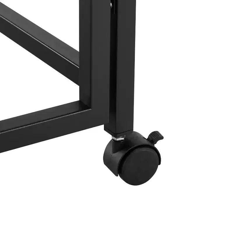 Escritorio Plegable Negro, Rectangular, Para 2 Personas, 80 cm de Largo