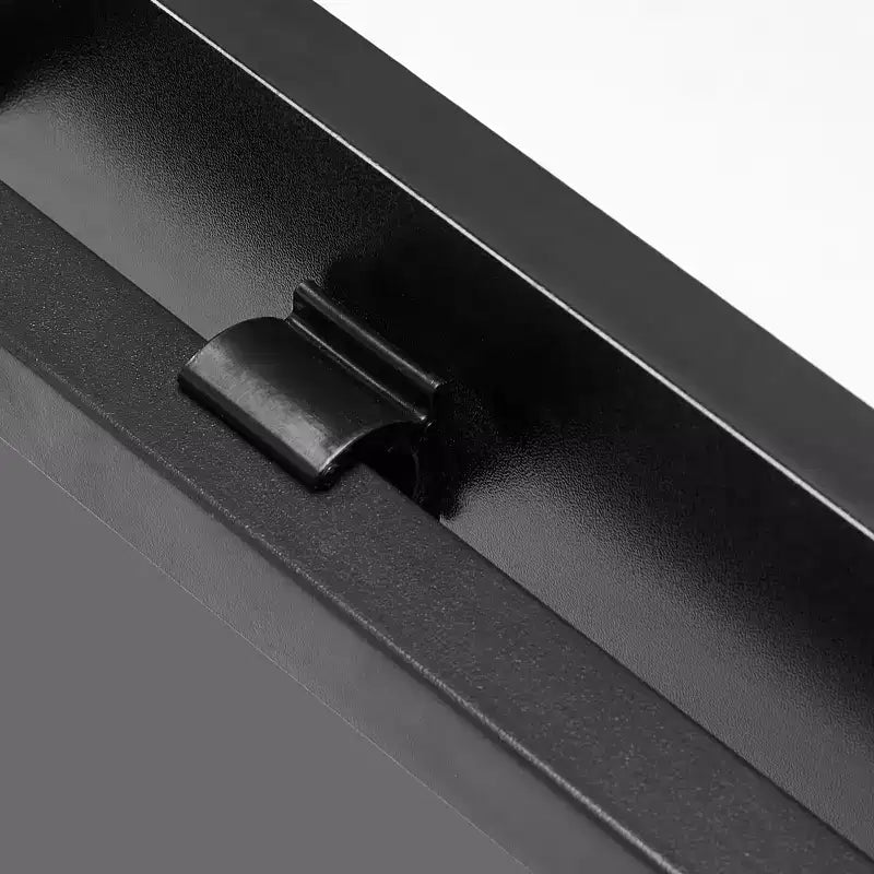 Escritorio Plegable Negro, Rectangular, Para 2 Personas, 80 cm de Largo