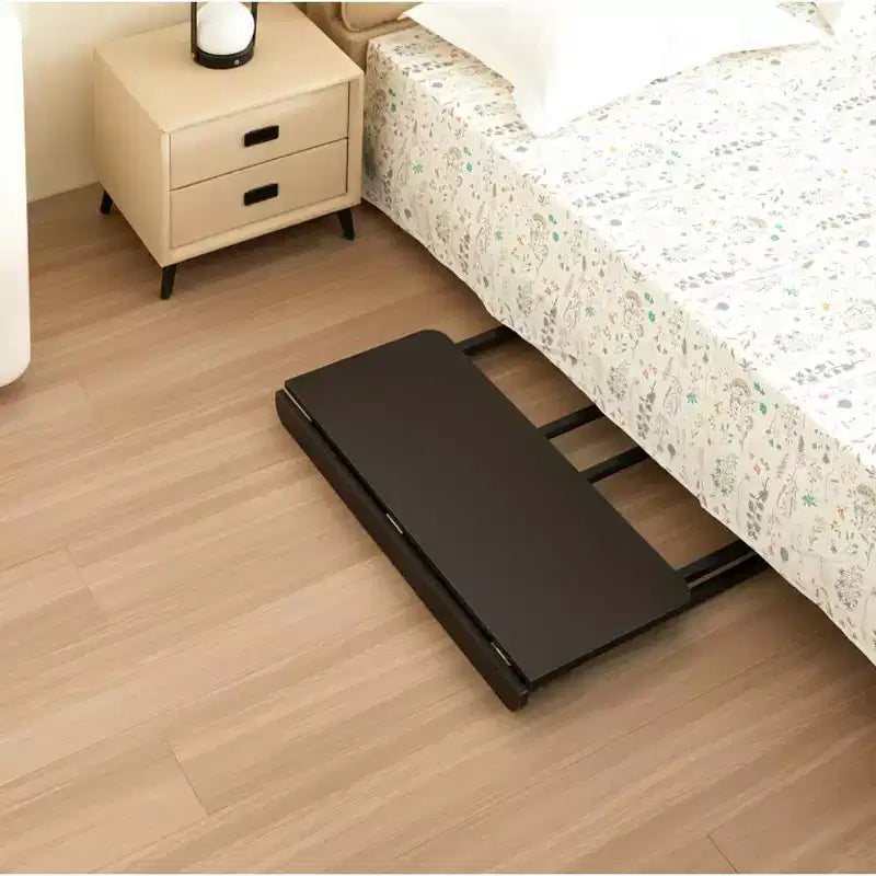 Escritorio Plegable Negro, Rectangular, Para 2 Personas, 80 cm de Largo