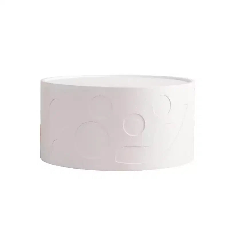 Mesa Auxiliar Redonda de Pedestal Marrón, para 1 Persona